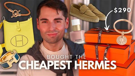 hermes cheapest items|cheapest hermes brand.